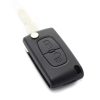 Citroen / Peugeot 406 - Carcasa tip cheie briceag cu 2 butoane, lama NE78-SH2 cu suport baterie - Carcase de chei - Mercaton Store