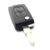 Citroen / Peugeot 406 - Carcasa tip cheie briceag cu 2 butoane, lama NE78-SH2 cu suport baterie - Carcase de chei - Mercaton Store