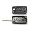 Citroen / Peugeot 407 - Carcasa tip cheie briceag cu 2 butoane, lama HU83-SH2 cu suport baterie - Carcase de chei - Mercaton Store