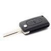 Citroen / Peugeot 407 - Carcasa tip cheie briceag cu 2 butoane, lama HU83-SH2 cu suport baterie - Carcase de chei - Mercaton Store