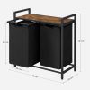 Dulap baie, Leobert, placa MDF, 2 rafturi, maro, 73x33x72 cm - Mobilier Baie - Mercaton Store
