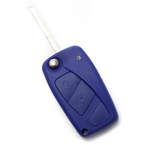 Fiat - Carcasa cheie tip briceag, 2 butoane, albastru - Carcase de chei - Mercaton Store