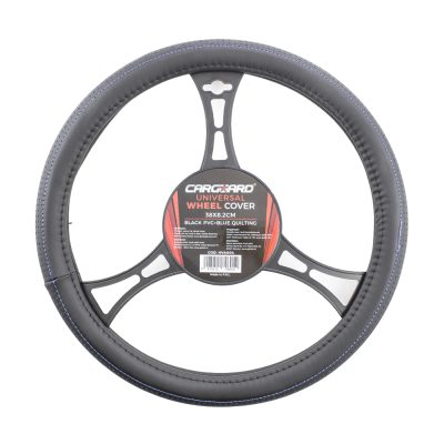 Husa volan auto - negru / albastru PRO - CARGUARD - Huse Volan - Mercaton Store