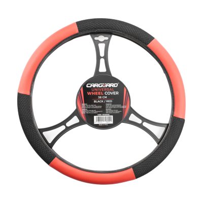 Husa volan auto - negru / rosu - CARGUARD - Huse Volan - Mercaton Store Husa volan auto - negru / rosu - CARGUARD - Huse Volan - Mercaton Store