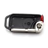 Carcasa cheie tip briceag pentru Mercedes, 1 buton, lama cu 2 piste, Negru - Carcase de chei - Mercaton Store