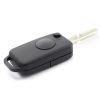 Carcasa cheie tip briceag pentru Mercedes, 1 buton, lama cu 2 piste, Negru - Carcase de chei - Mercaton Store