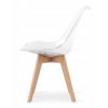 Scaun bucatarie/living, Mercaton, Mark, PP, lemn, transparent, 49x42x82.5 cm - Scaune pentru Casa - Mercaton Store
