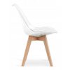 Scaun bucatarie/living, Mercaton, Mark, PP, lemn, transparent, 49x42x82.5 cm - Scaune pentru Casa - Mercaton Store