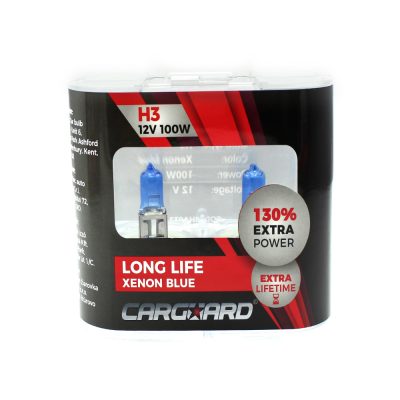 Set de 2 becuri Halogen H3, 100W +130% Intensitate - LONG LIFE - CARGUARD - Becuri Halogen - Mercaton Store Set de 2 becuri Halogen H3, 100W +130% Intensitate - LONG LIFE - CARGUARD - Becuri Halogen - Mercaton Store