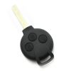Carcasa cheie cu 3 butoane pentru Smart, Negru Mat - Carcase de chei - Mercaton Store