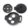 Carcasa cheie cu 3 butoane pentru Smart, Negru Mat - Carcase de chei - Mercaton Store
