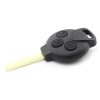 Carcasa cheie cu 3 butoane pentru Smart, Negru Mat - Carcase de chei - Mercaton Store