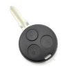 Carcasa cheie cu 3 butoane pentru Smart, Negru - Carcase de chei - Mercaton Store