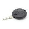 Carcasa cheie cu 3 butoane pentru Smart, Negru - Carcase de chei - Mercaton Store
