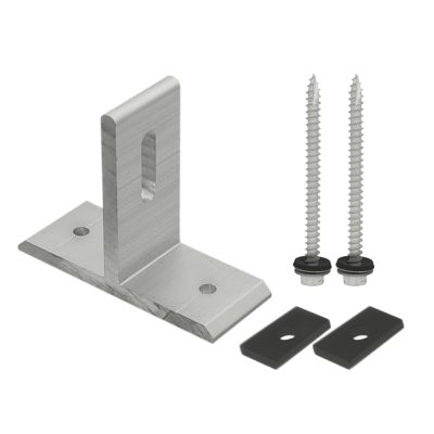 Suport "T" pentru fixare panou fotovoltaic pe acoperis de tabla - Accesorii - Mercaton Store