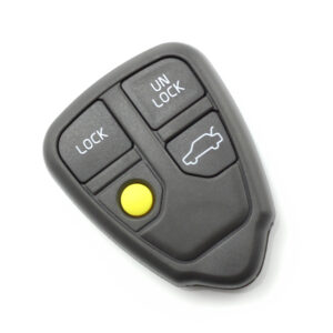 Carcasa cheie pentru Volvo, 4 butoane, Negru - Carcase de chei - Mercaton Store