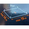 Aspersor oscilant liniar, 18 duze, 266 mp, NEO - Aspersoare - Mercaton Store