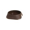 Castron pentru hranirea animalelor de companie cu suporti antiderapanti, Maro, 13.2x13.2x3.6 cm, MCT-PS102 - Castroane si Adapatoare Animale - Mercaton Store
