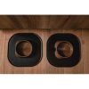 Castron pentru hranirea animalelor de companie cu suporti antiderapanti, Maro, 13.2x13.2x3.6 cm, MCT-PS102 - Castroane si Adapatoare Animale - Mercaton Store