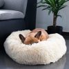Culcus moale, pentru caine/pisica, bej, 50 cm - Paturi si Saltele Animale - Mercaton Store
