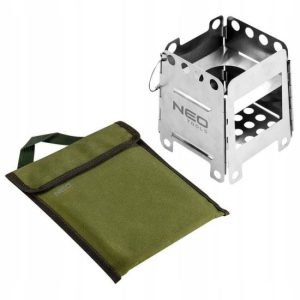 Cuptor pentru camping, cu husa, model Survival, inox, 11.5/12.8x16 cm, NEO - Accesorii camping si drumetii - Mercaton Store