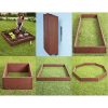 Cutie pentru flori, legume din polipropilena, 8 piese 57x13cm - Ghivece pentru flori - Mercaton Store