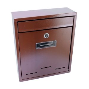 Cutie postala, maro, 26x9x31 cm, Flatblock - Cutii postale - Mercaton Store