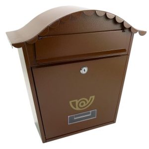 Cutie postala, maro, 36.5x13.5x36.5 cm, Napoleon - Cutii postale - Mercaton Store