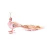 Decoratiune Craciun, Paun, roz, 33x12x15 cm - Decoratiuni de craciun - Mercaton Store