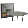 Disc pentru gratar, fonta, cu picioare, 45x23 cm, Perfect Home - Disc pentru gratar - Mercaton Store