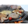 Disc pentru gratar, fonta, tip grill, cu picioare, 52 cm, Mixt Barbeque  - Disc pentru gratar - Mercaton Store