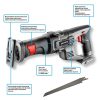 Fierastrau tip sabie, 18V Li-ion (acumulator neinclus), 22 mm, Graphite Energy - Fierastraie - Mercaton Store