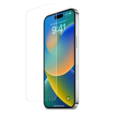 Folie de protectie 0.3 mm din sticla 9H cu margini rotunjite pentru Iphone 14 Pro - Diverse GSM - Mercaton Store
