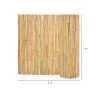 Gard/paravan din bambus natural, 5x1 m - Garduri de gradina - Mercaton Store