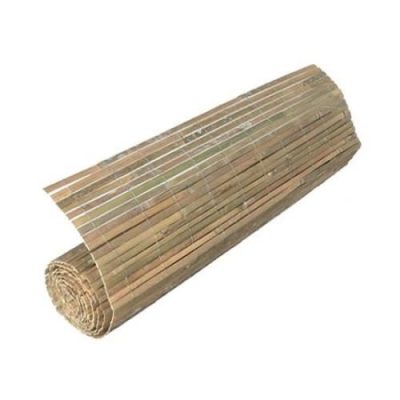 Gard/paravan din bambus natural, 5x1 m - Garduri de gradina - Mercaton Store