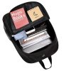 Ghiozdan/rucsac smart, fosforescent, impermeabil, cablu USB, mini jack, lacat, negru, 33x14x42 cm, Kruzzel - Rucsacuri sport casual - Mercaton Store