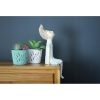 Ghiveci decorativ de flori, rotund, alb, 7.9 L, 26.2x22.2 cm, Sandy Round - Ghivece pentru flori - Mercaton Store