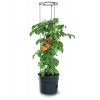 Ghiveci decorativ pentru rosii, rotund, antracit, 39.2x31.5x153 cm, Tomato Grower - Ghivece pentru flori - Mercaton Store