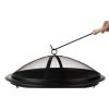 Gratar gradina, grill rotund, metal, 56x47 cm - Gratare de gradina - Mercaton Store