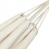 Hamac textil, protectie franghie, gri, max 200 kg, 200x150 cm - Hamace pentru gradina - Mercaton Store