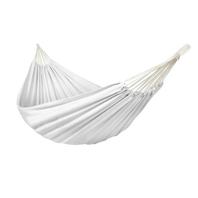 Hamac textil, protectie franghie, gri, max 200 kg, 200x150 cm - Hamace pentru gradina - Mercaton Store