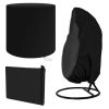 Husa impermeabila, pentru scaun leagan suspendat, negru, 400x155 cm, Isotrade - Accesorii Hamace si Leagane - Mercaton Store