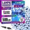 Instalatie luminoasa de Craciun, exterior/interior, 500 LED, 8 moduri, alb rece, IP44, 25 m, Jumi - Instalatii de Craciun - Mercaton Store