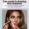 Sablon multifunctional 5 in 1 Eyeline din silicon pentru makeup ochi, fata, sprancene, buze, 149.4x41.4x8 mm, Mov - Accesorii Diverse pentru Ingrijire - Mercaton Store