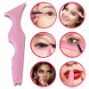 Sablon multifunctional 5 in 1 Eyeline din silicon pentru makeup ochi, fata, sprancene, buze, 149.4x41.4x8 mm, Roz - Accesorii Diverse pentru Ingrijire - Mercaton Store
