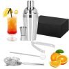 Kit pentru barmani, cocktail shaker, inox, set 5 piese, 550 ml, Springos - Pahare - Mercaton Store