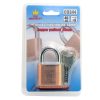 Lacat Top Security corp din cupru + 3 chei - Lacate profesionale - Mercaton Store