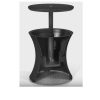 Masa/bar, ratan sintetic, inaltime reglabila, cu container gheata, maro, 49x57/82 cm - Seturi Mobilier Gradina - Mercaton Store