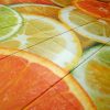 Panou decorativ, PVC, model citrice, portocaliu, 96x48.5cm - Placi decorative - Mercaton Store