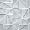 Panou decorativ, PVC, model marmura 3D, abstract, nuante gri, 96x48.5 cm  - Placi decorative - Mercaton Store